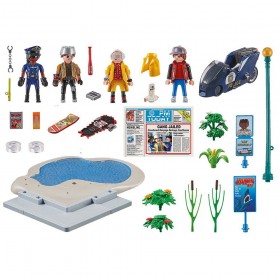 Back to the Future Parte II: Persecución en Monopatín- Playmobil 70634 CONTENIDO