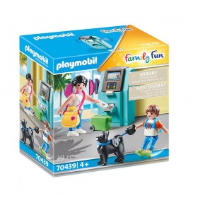 Turistas con Cajero - Playmobil 70439 CAJA