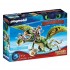 Dragons Racing: Dragón 2 Cabezas con Chusco y Brusca CAJA.