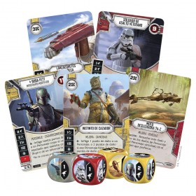 Star Wars Destiny - Caja de Inicio Boba Fett CONTENIDO