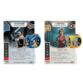Star Wars Destiny - Caja de Inicio Obi-Wan Kenobi CONTENIDO
