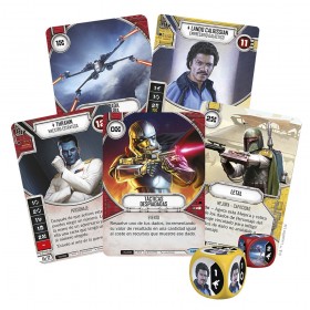 Star Wars Destiny - El imperio en Guerra (Sobres de Ampliación) CONTENIDO
