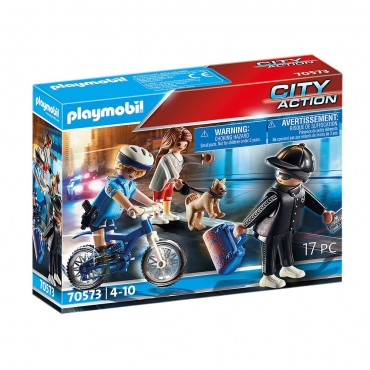 Bici Policial: Persecución del Carterista - Playmobil 70573