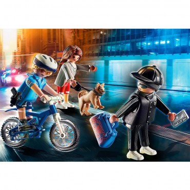 Bici Policial: Persecución del Carterista - Playmobil 70573