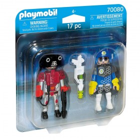 Policía del Espacio y Ladrón - Playmobil 70080 BLISTER