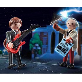Back to the Future: Marty Mcfly y Dr. Emm 1955 - Playmobil 70459 FOTO
