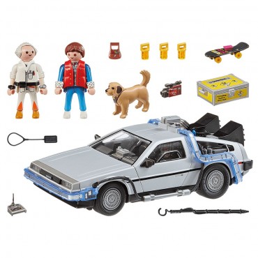 Back to the Future: Delorean - Playmobil 70317 CONTENIDO