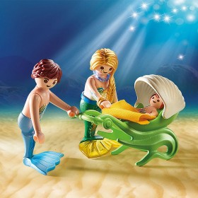 Familia de Sirenas con Cochecito - Playmobil 70100 FOTO