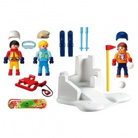 Lucha de Bolas de Nieve - Playmobil 9283 CONTENIDO