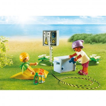Tienda de Campaña - Playmobil 70089 RED ELECTRICA