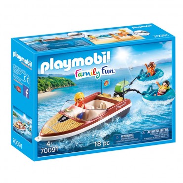 Lancha con Flotadores - Playmobil 70091 CAJA