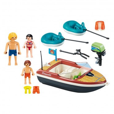 Lancha con Flotadores - Playmobil 70091 CONTENIDO