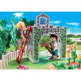 Super Set Familia en el Jardín - Playmobil 70010 CASTILLO