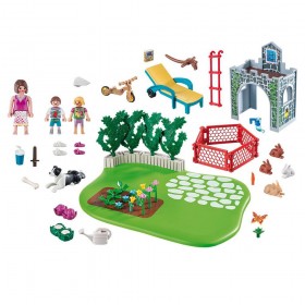Super Set Familia en el Jardín - Playmobil 70010 CONTENIDO