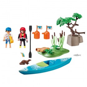Starter Pack Piragua - Playmobil 70035 CONTENIDO