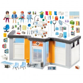 Planta de Hospital - Playmobil 70191 COntenido