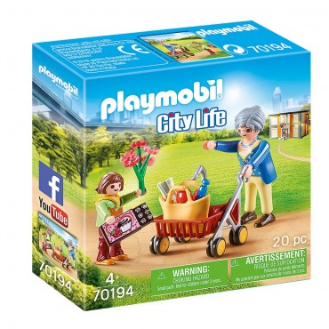 Abuela con Niña - Playmobil 70194