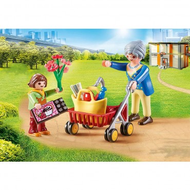 Abuela con Niña - Playmobil 70194