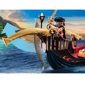 Barco Bandidos de Burnham - Playmobil 70641 PIRATA