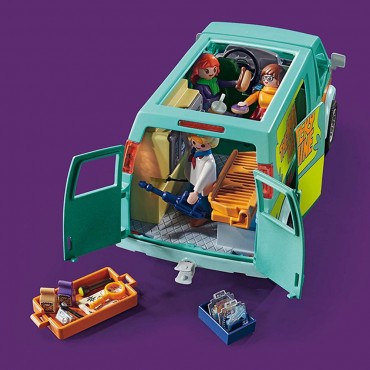SCOOBY-DOO! La Máquina del Misterio - Playmobil 70286 INTERIOR