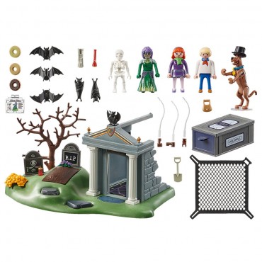 SCOOBY-DOO! Aventura en el Cementerio - Playmobil 70362 CONTENIDO