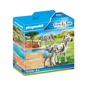 Cebras con Bebé - Playmobil 70356 CAJA