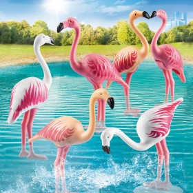 Bandada de Flamencos - Playmobil 70351 FOTO