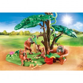 Orangutanes con Árbol - Playmobil 70345 FOTO