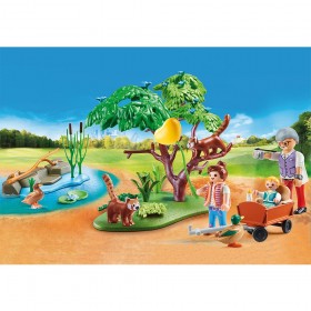 Recinto Exterior de Pandas Rojos - Playmobil 70344 FOTO