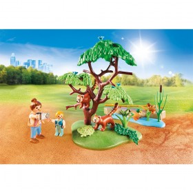 Recinto Exterior de Pandas Rojos - Playmobil 70344 FOTO