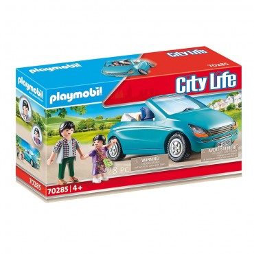 Familia con Coche - Playmobil 70285 CAJA