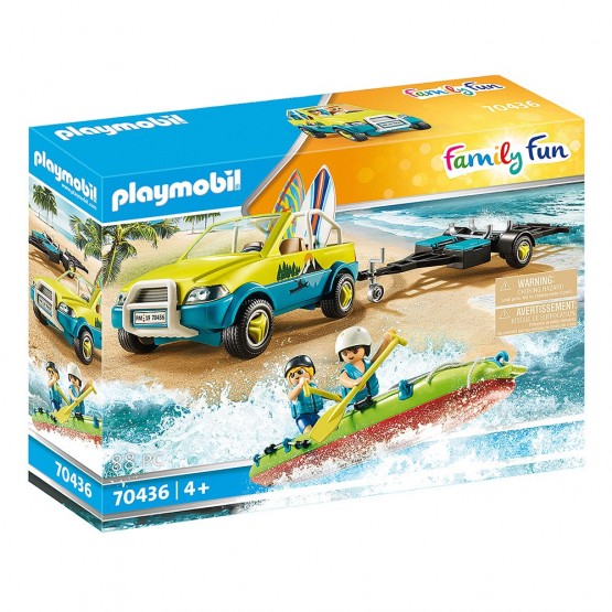 Coche de Playa con Canoa - Playmobil 70436 CAJA