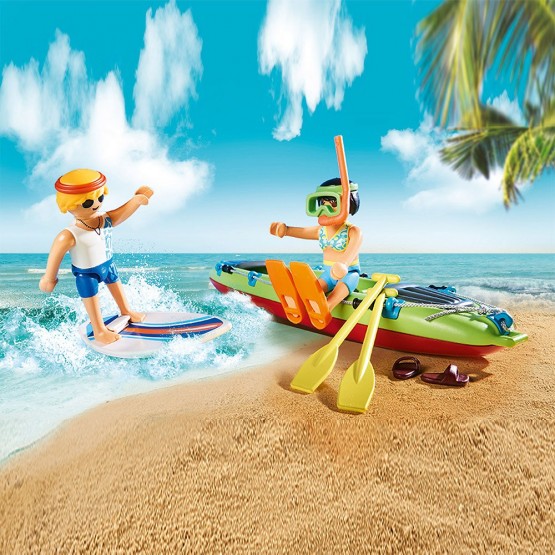 Coche de Playa con Canoa - Playmobil 70436 DEPORTE ACUATICO