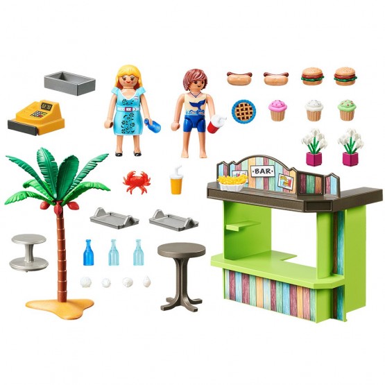 Snack Bar - Playmobil 70437 CONTENIDO