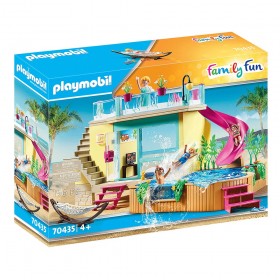 Bungaló con Piscina - Playmobil 70435 CAJA