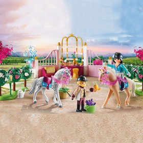 Clases de Equitación en el Establo - Playmobil 70450 FOTO