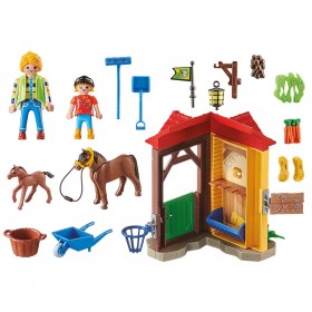 Starter Pack Granja de Caballos - Playmobil 70501 CONTENIDO