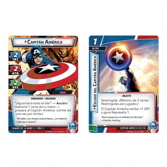 Marvel Champions - Capitan America (Pack de Heroe) CARTAS