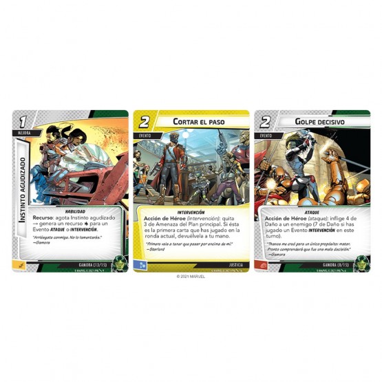 Marvel Champions - Gamora (Pack de Heroe) CARTAS
