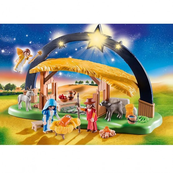 Foto Belén con Luz Playmobil 9494