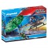 Caja Helicóptero de Policía: Persecución en Paracaídas - Playmobil 70569