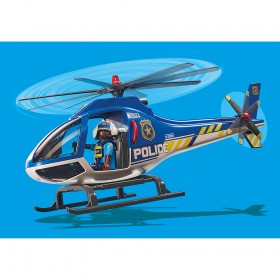 Foto Helicóptero de Policía: Persecución en Paracaídas - Playmobil 70569