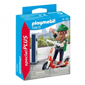 Caja Hipster con E-scooter - Playmobil 70873