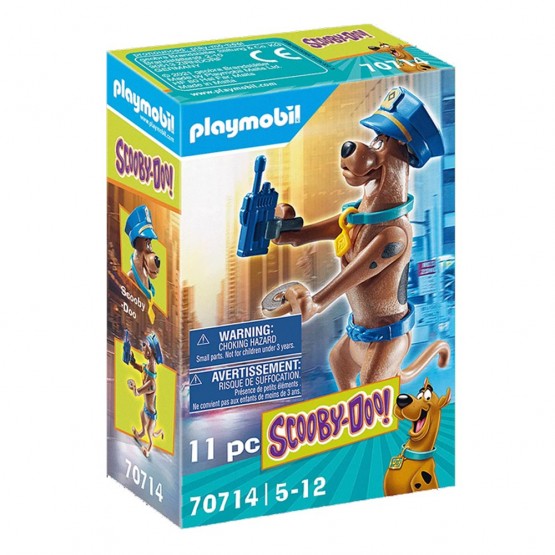 SCOOBY-DOO! Figura Coleccionable Policia - Playmobil 70714