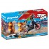 Moto con Muro de Fuego - Playmobil 70553