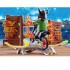 Foto Moto con Muro de Fuego - Playmobil 70553