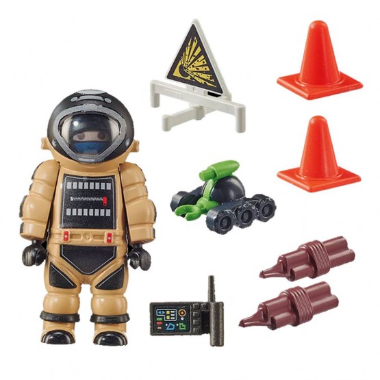 Contenido Policía Operaciones Especiales - Playmobil 70600