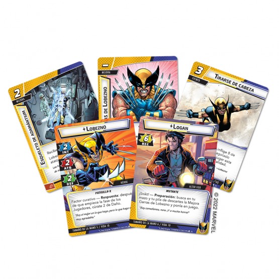 Contenido Marvel Champions - Lobezno (Pack de Heroe)
