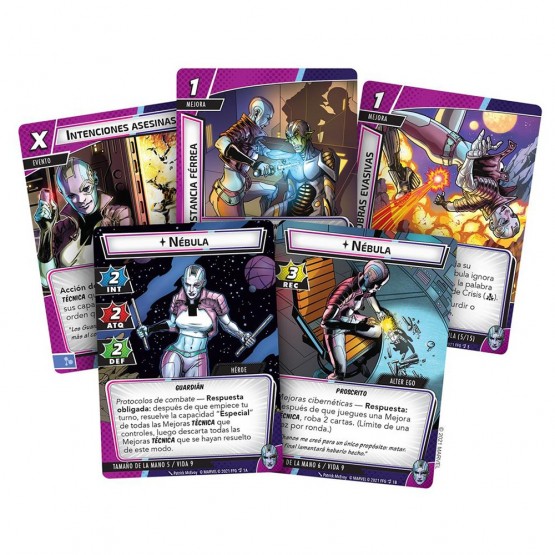 Contenido Marvel Champions - Nebula (Pack de Heroe)