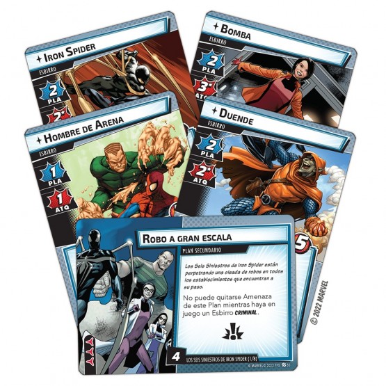 Cartas Marvel Champions - Sp/dr (Pack de Heroe)